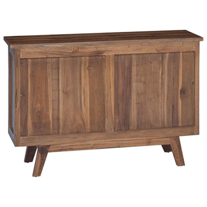 vidaXL Sideboard Natural 100 x 30 x 68 cm Solid Teak Wood