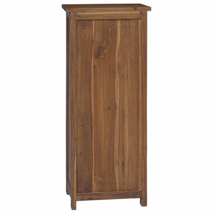 vidaXL Chest of Drawers Natural 45 x 35 x 110 cm Solid Teak Wood