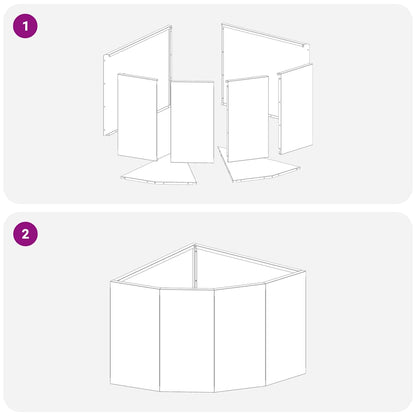 vidaXL Corner Planter Silver 45 x 45 x 35 cm Galvanised steel