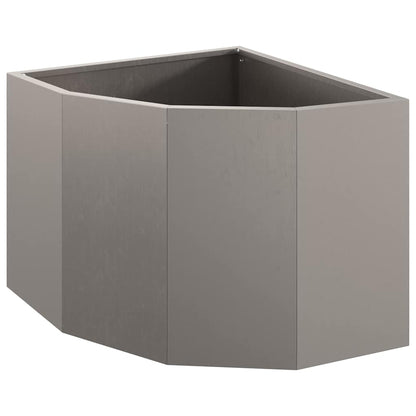 vidaXL Corner Planter Rusty 45 x 45 x 35 cm Weathering steel