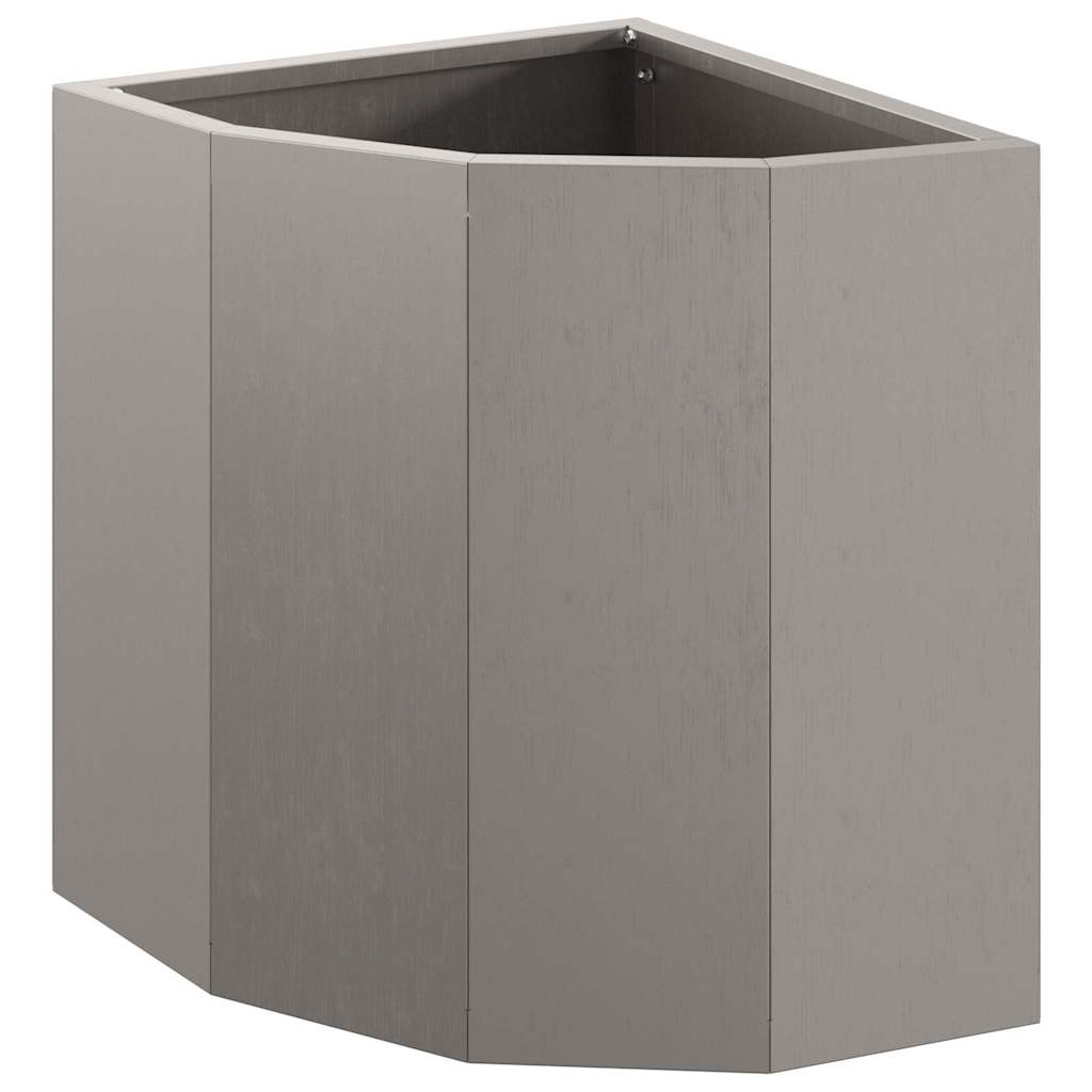 vidaXL Corner Planter Rusty 30 x 30 x 35 cm Weathering steel