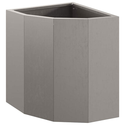 vidaXL Corner Planter Rusty 30 x 30 x 35 cm Weathering steel