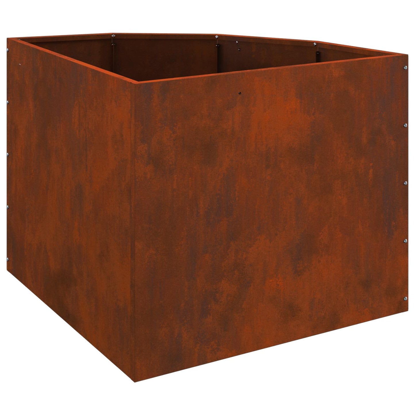 vidaXL Corner Planter Rusty 60 x 60 x 50 cm Weathering steel