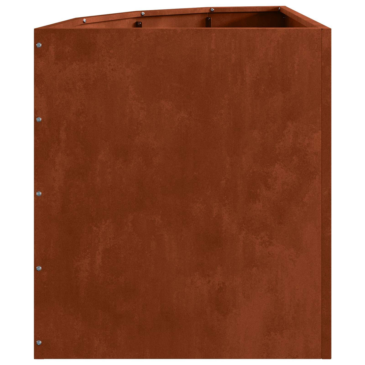vidaXL Corner Planter Rusty 45 x 45 x 50 cm Weathering steel