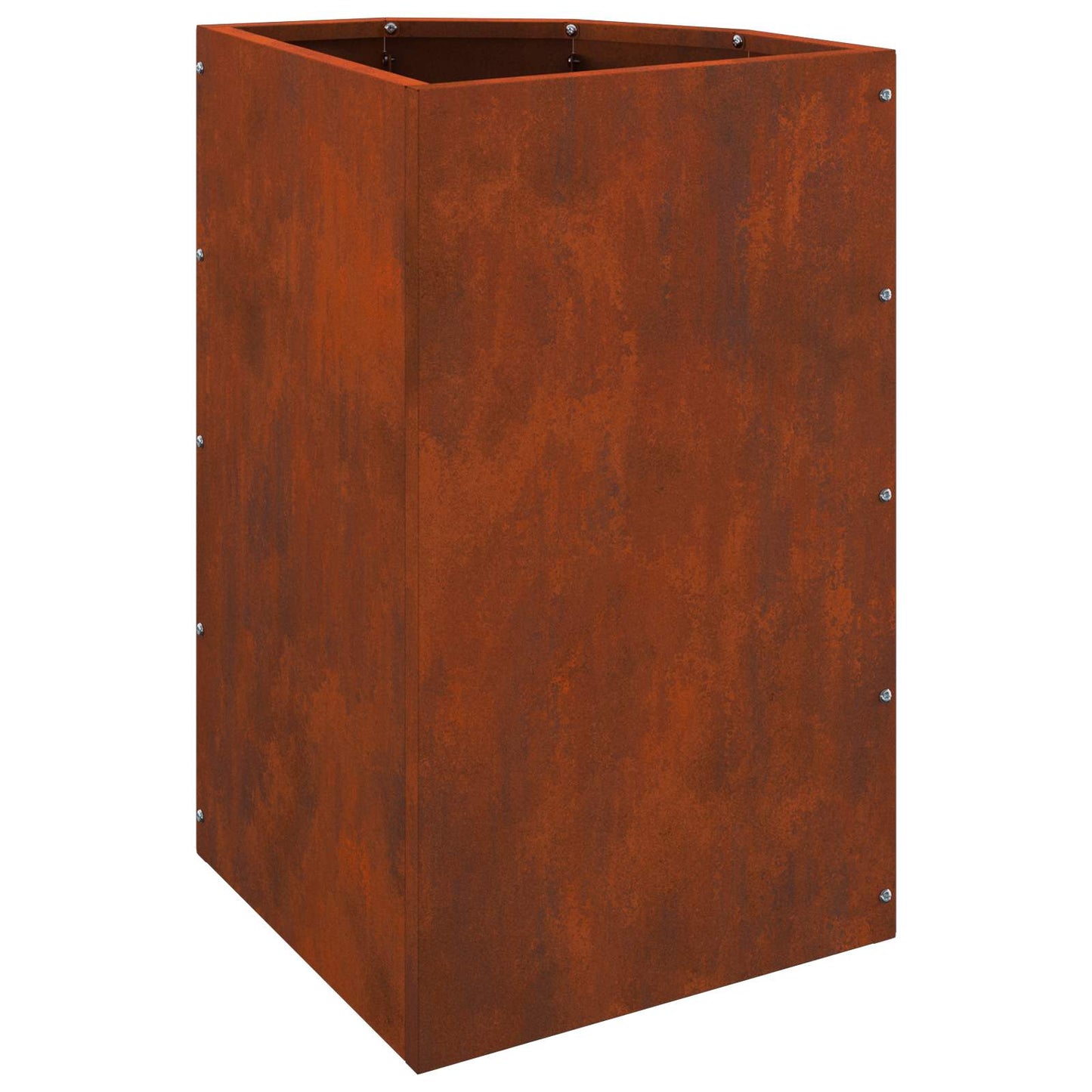 vidaXL Corner Planter Rusty 30 x 30 x 50 cm Weathering steel