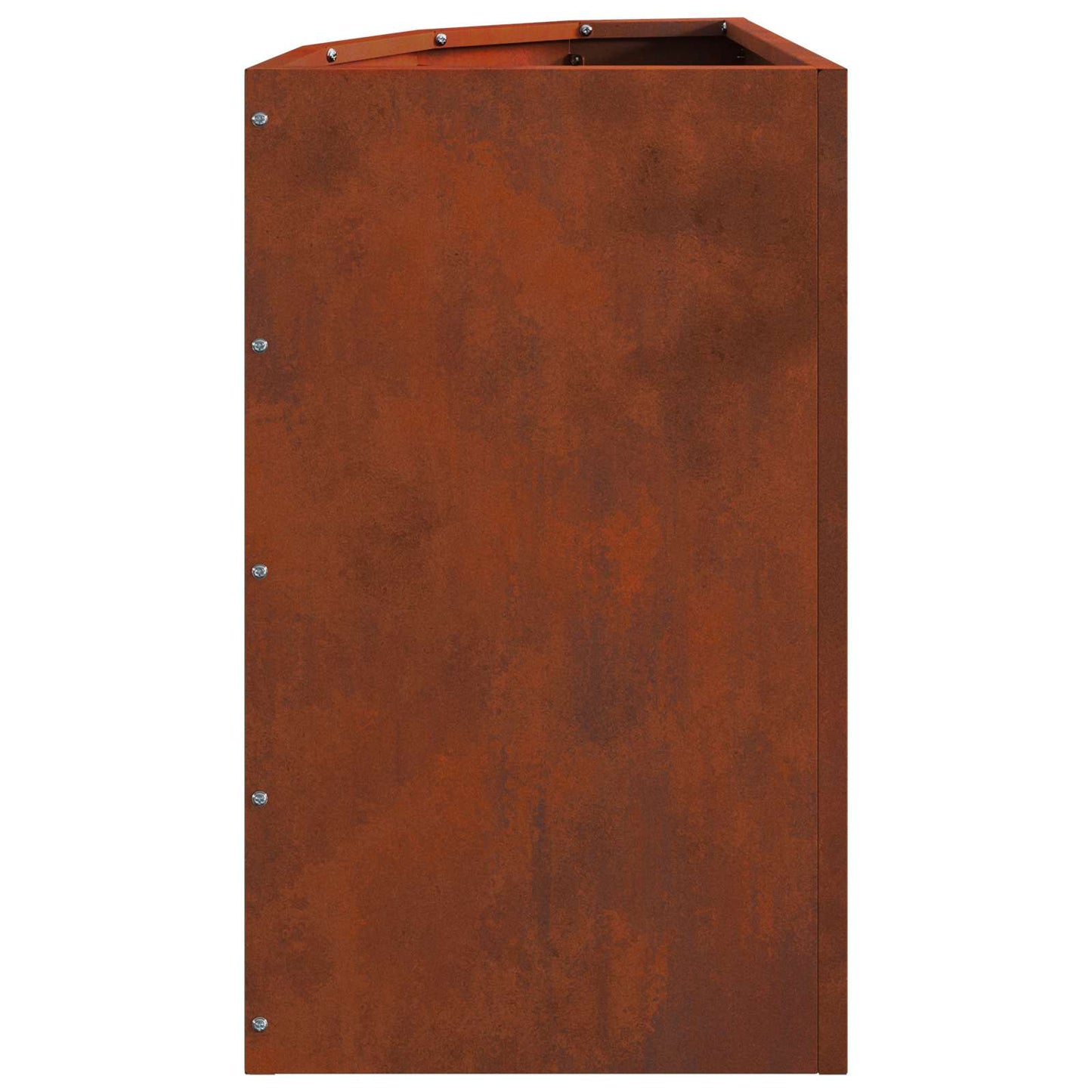 vidaXL Corner Planter Rusty 30 x 30 x 50 cm Weathering steel
