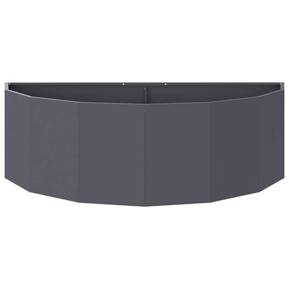 vidaXL Planter Anthracite 120 x 60 x 35 cm Steel