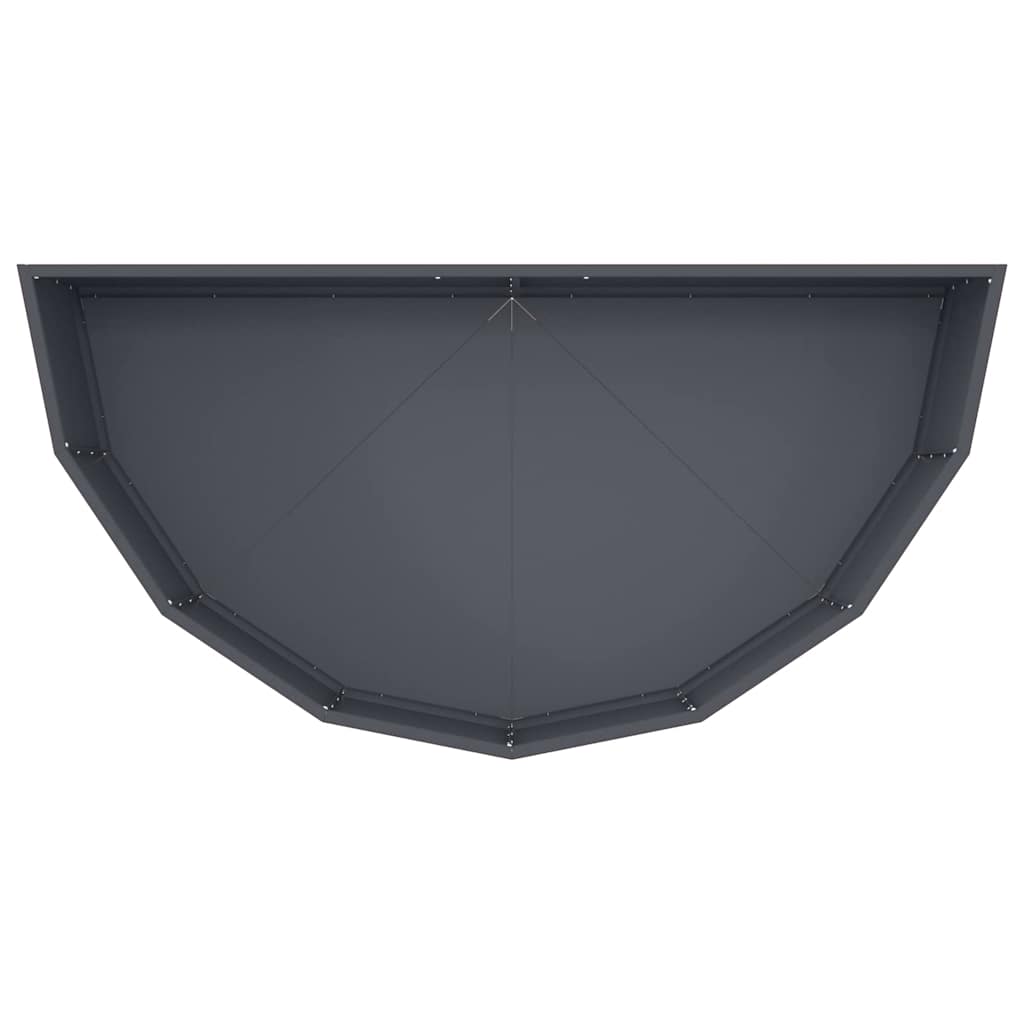 vidaXL Planter Anthracite 120 x 60 x 35 cm Steel