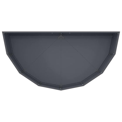 vidaXL Planter Anthracite 120 x 60 x 35 cm Steel