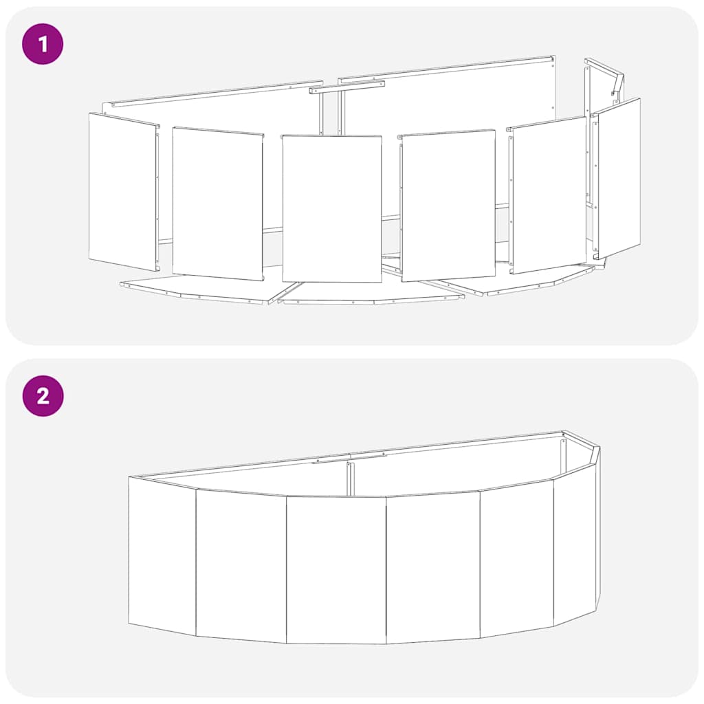 vidaXL Planter Silver 120 x 60 x 35 cm Stainless Steel