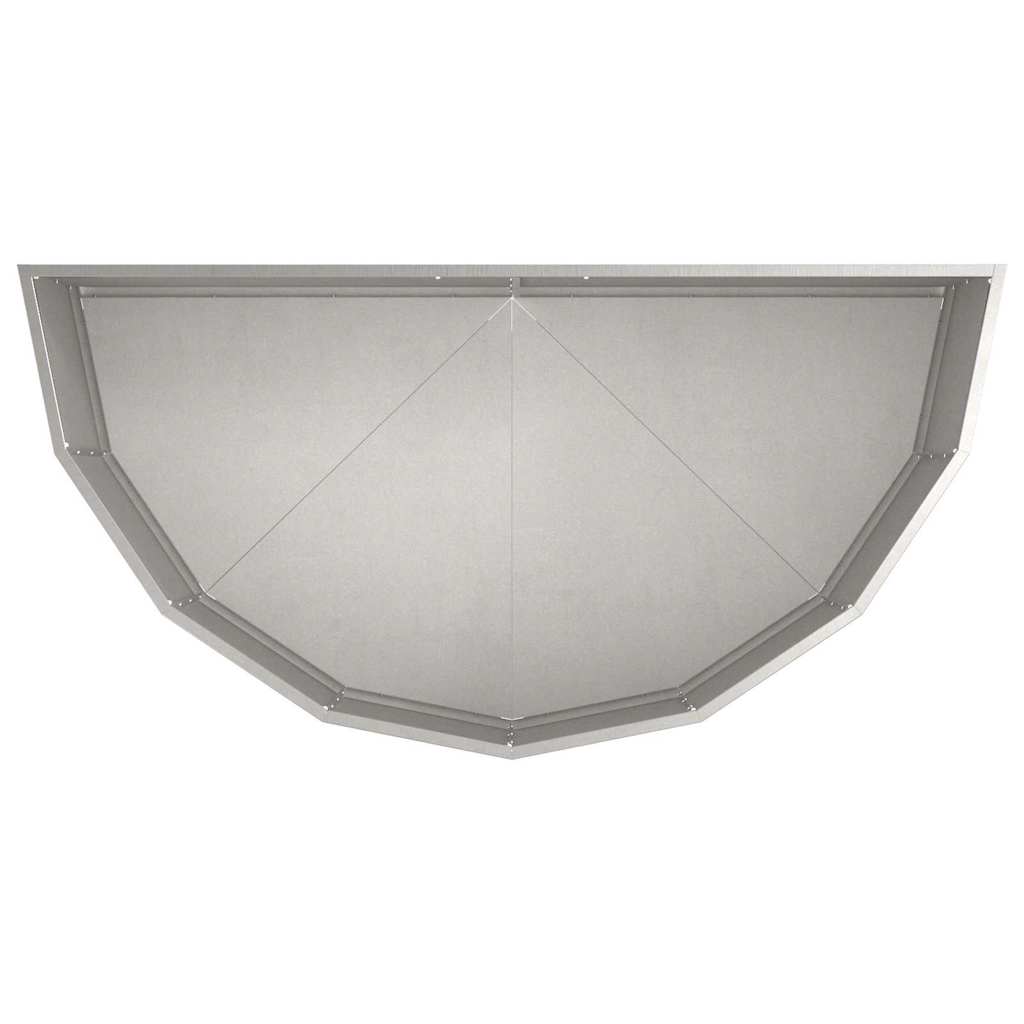 vidaXL Planter Silver 120 x 60 x 35 cm Stainless Steel