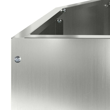 vidaXL Planter Silver 120 x 60 x 35 cm Galvanised Steel
