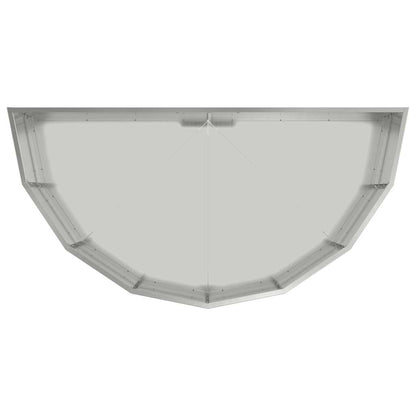 vidaXL Planter Silver 120 x 60 x 35 cm Galvanised Steel