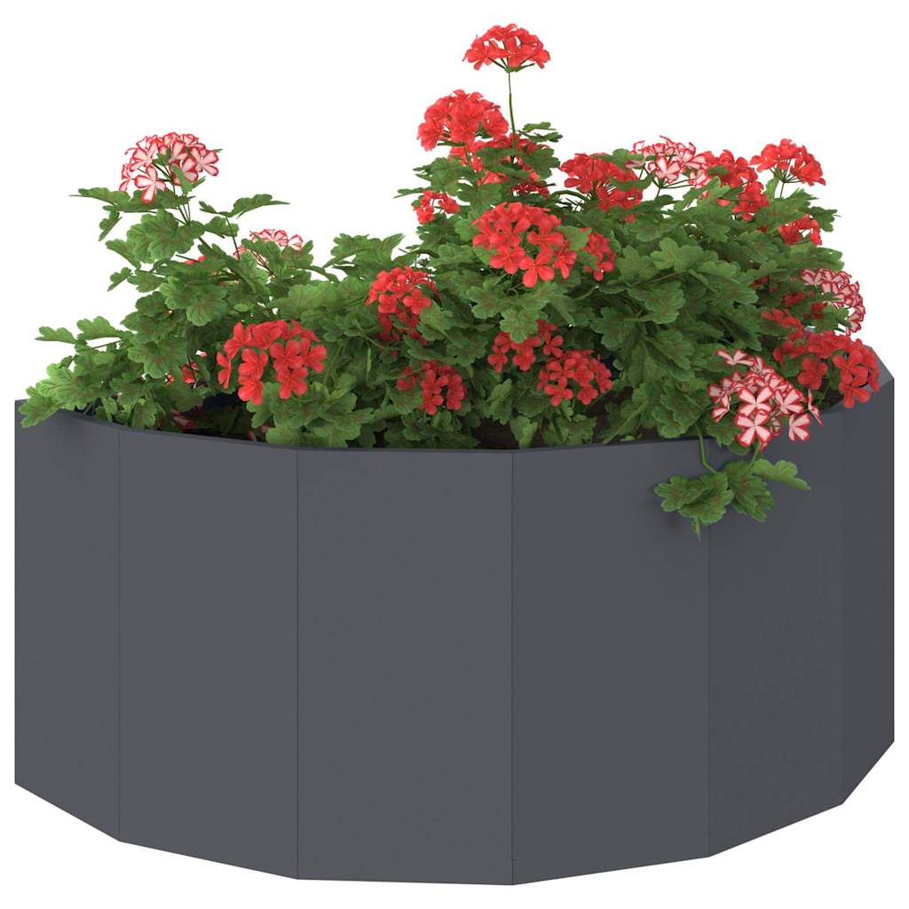 vidaXL Planter Anthracite 90 x 45 x 35 cm Steel