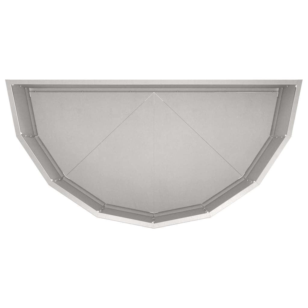 vidaXL Planter Silver 90 x 45 x 35 cm Stainless Steel