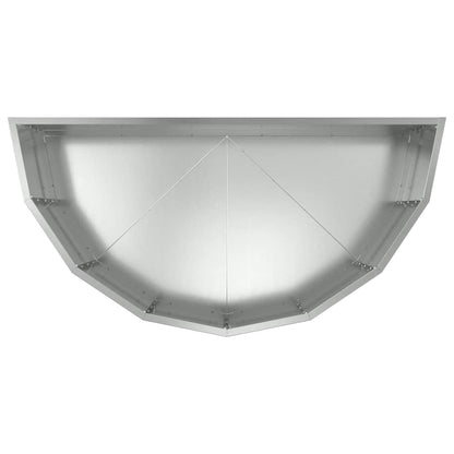 vidaXL Planter Silver 90 x 45 x 35 cm Galvanised Steel