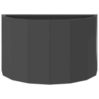 vidaXL Planter Black 60 x 30 x 35 cm Steel