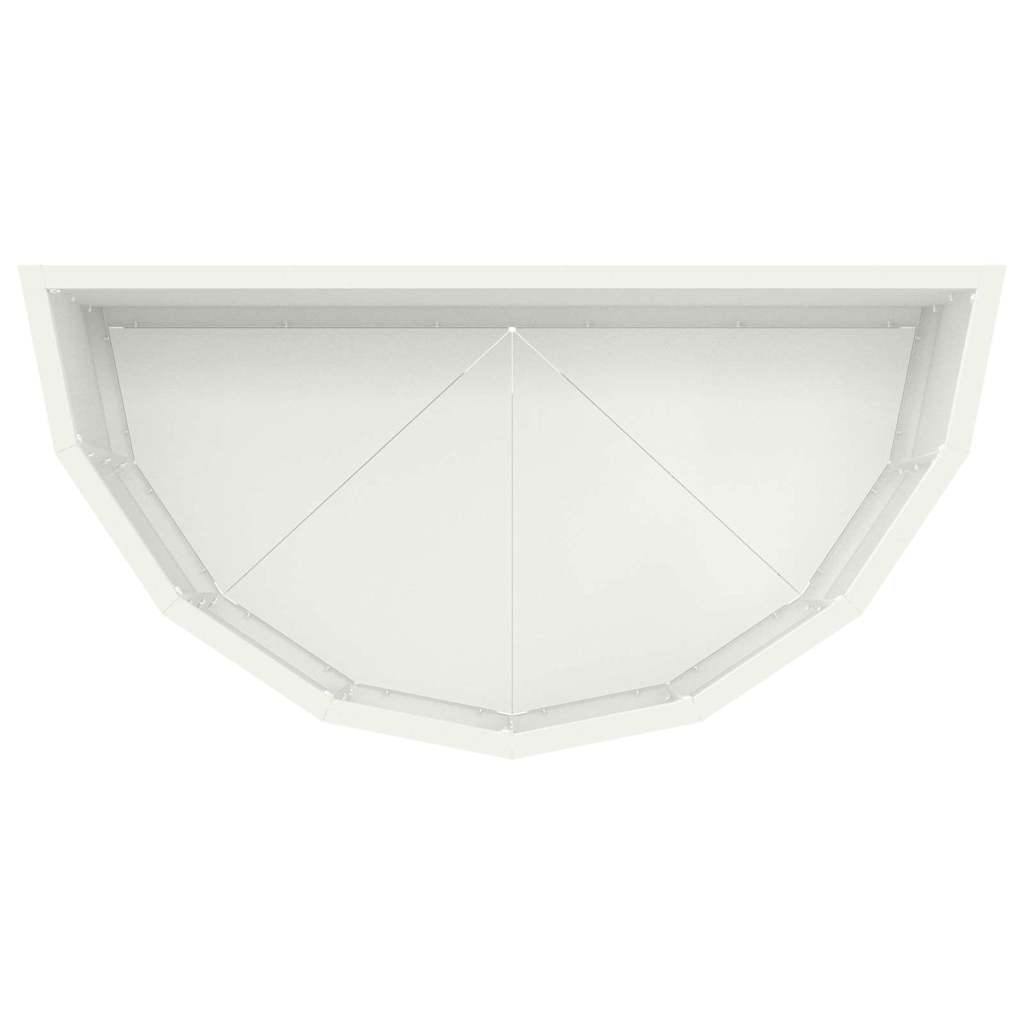 vidaXL Planter White 60 x 30 x 35 cm Steel