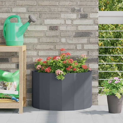 vidaXL Planter Anthracite 60 x 30 x 35 cm Steel