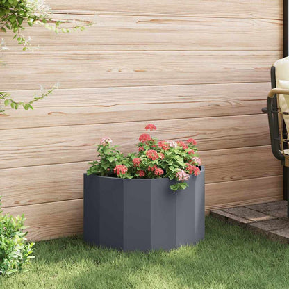 vidaXL Planter Anthracite 60 x 30 x 35 cm Steel