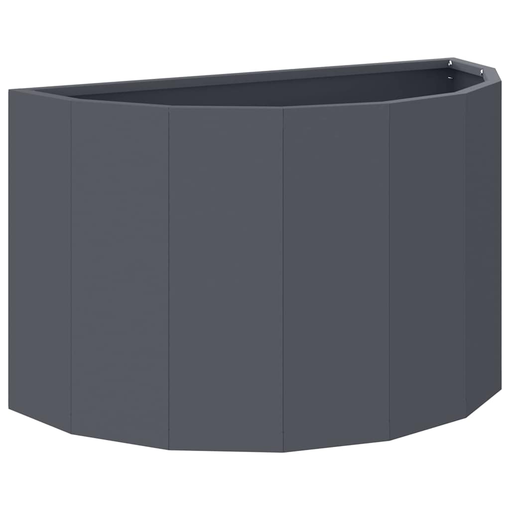 vidaXL Planter Anthracite 60 x 30 x 35 cm Steel