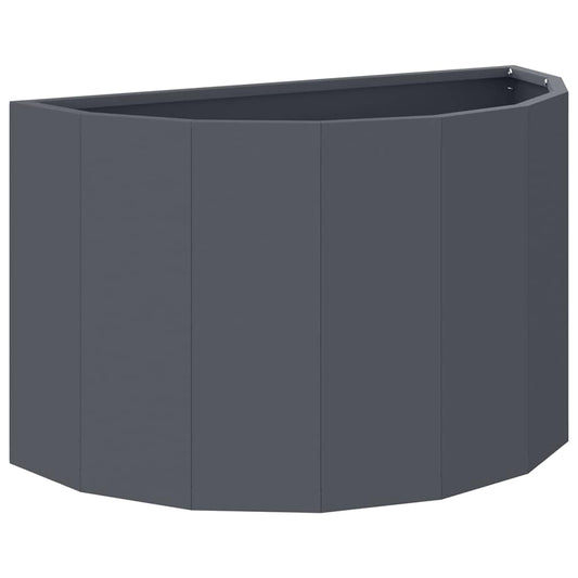 vidaXL Planter Anthracite 60 x 30 x 35 cm Steel
