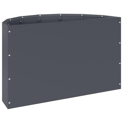 vidaXL Planter Anthracite 60 x 30 x 35 cm Steel
