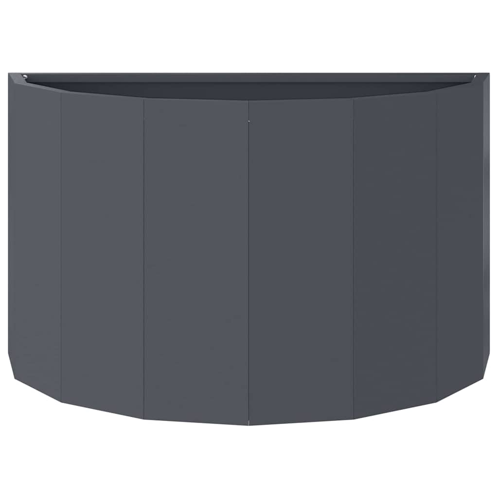 vidaXL Planter Anthracite 60 x 30 x 35 cm Steel