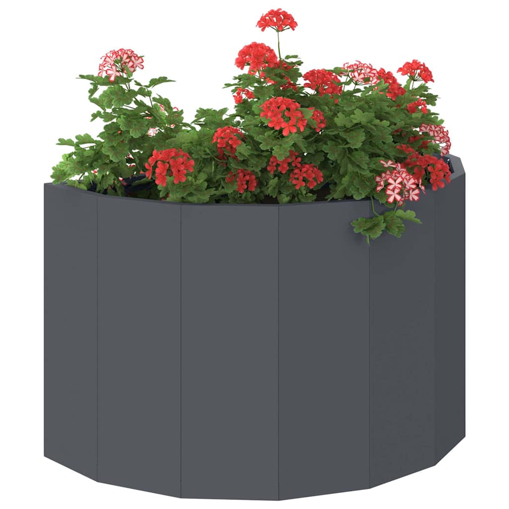 vidaXL Planter Anthracite 60 x 30 x 35 cm Steel