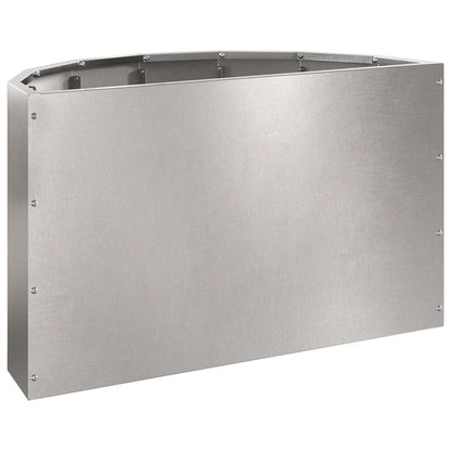 vidaXL Planter Silver 60 x 30 x 35 cm Stainless Steel