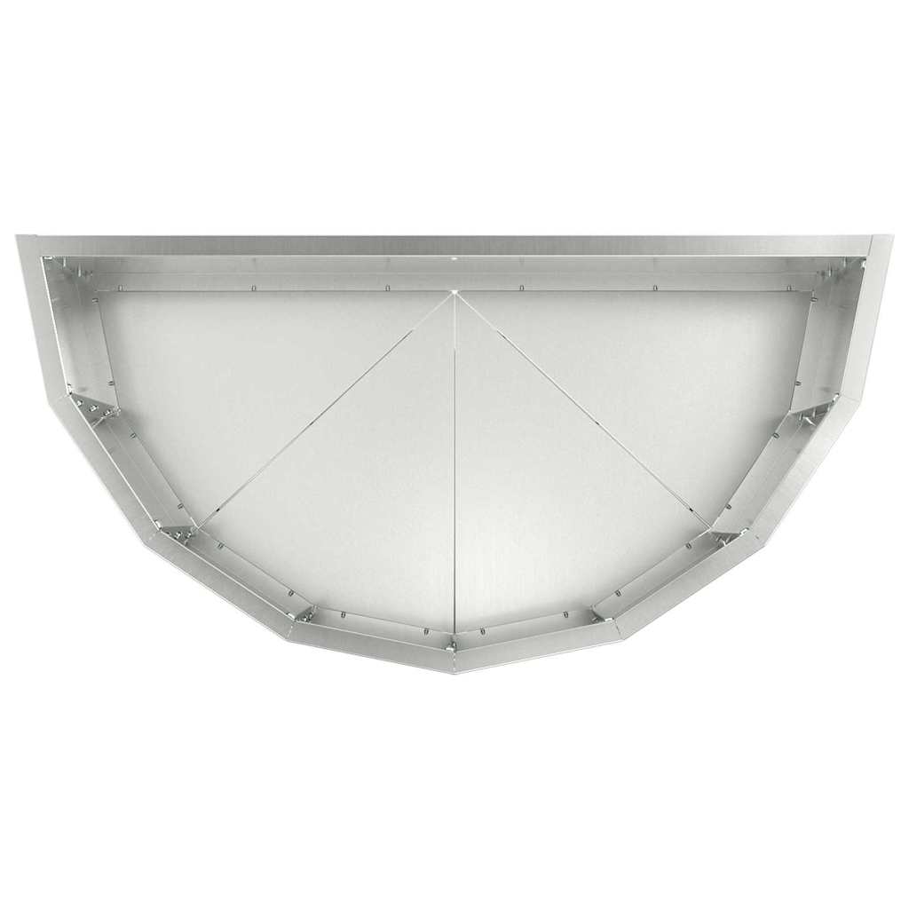 vidaXL Planter Silver 60 x 30 x 35 cm Galvanised Steel
