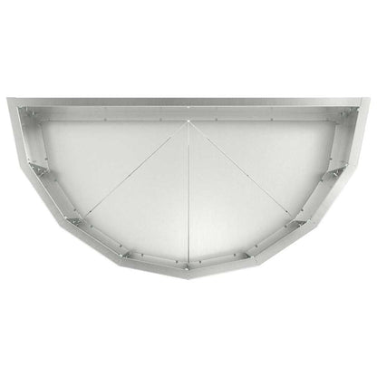 vidaXL Planter Silver 60 x 30 x 35 cm Galvanised Steel