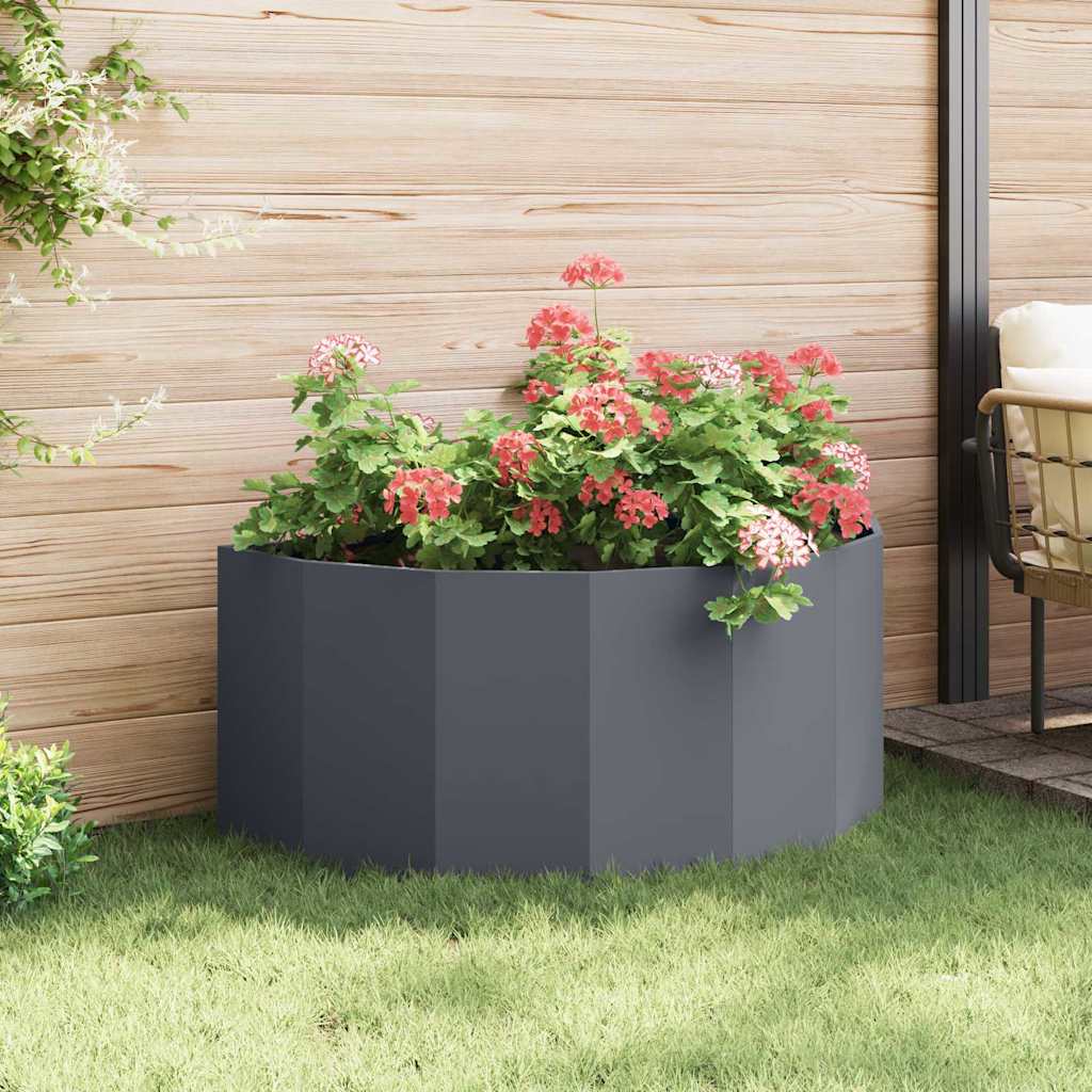 vidaXL Planter Anthracite 120 x 60 x 50 cm Steel