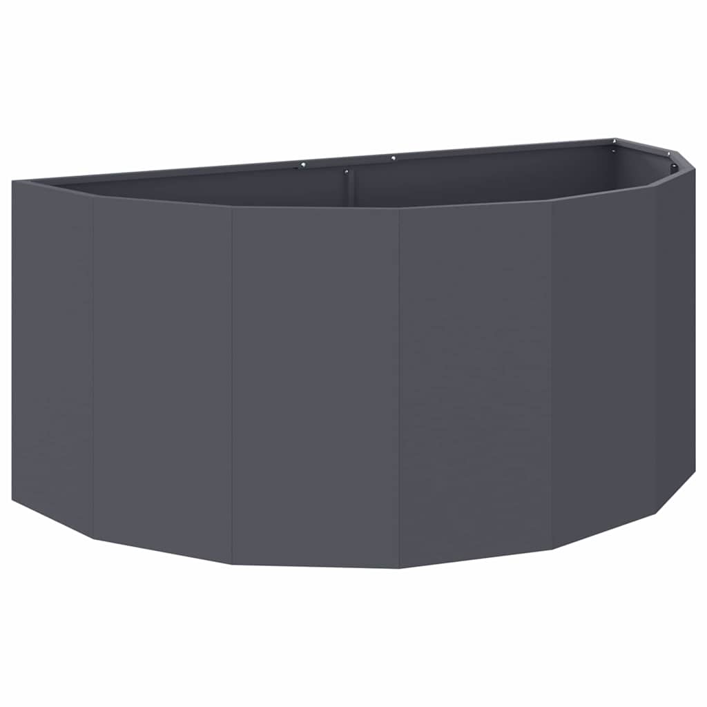 vidaXL Planter Anthracite 120 x 60 x 50 cm Steel