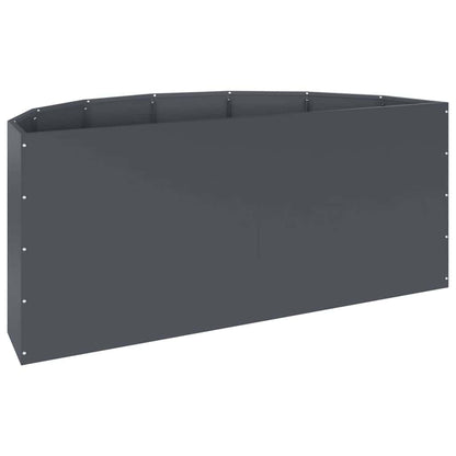 vidaXL Planter Anthracite 120 x 60 x 50 cm Steel