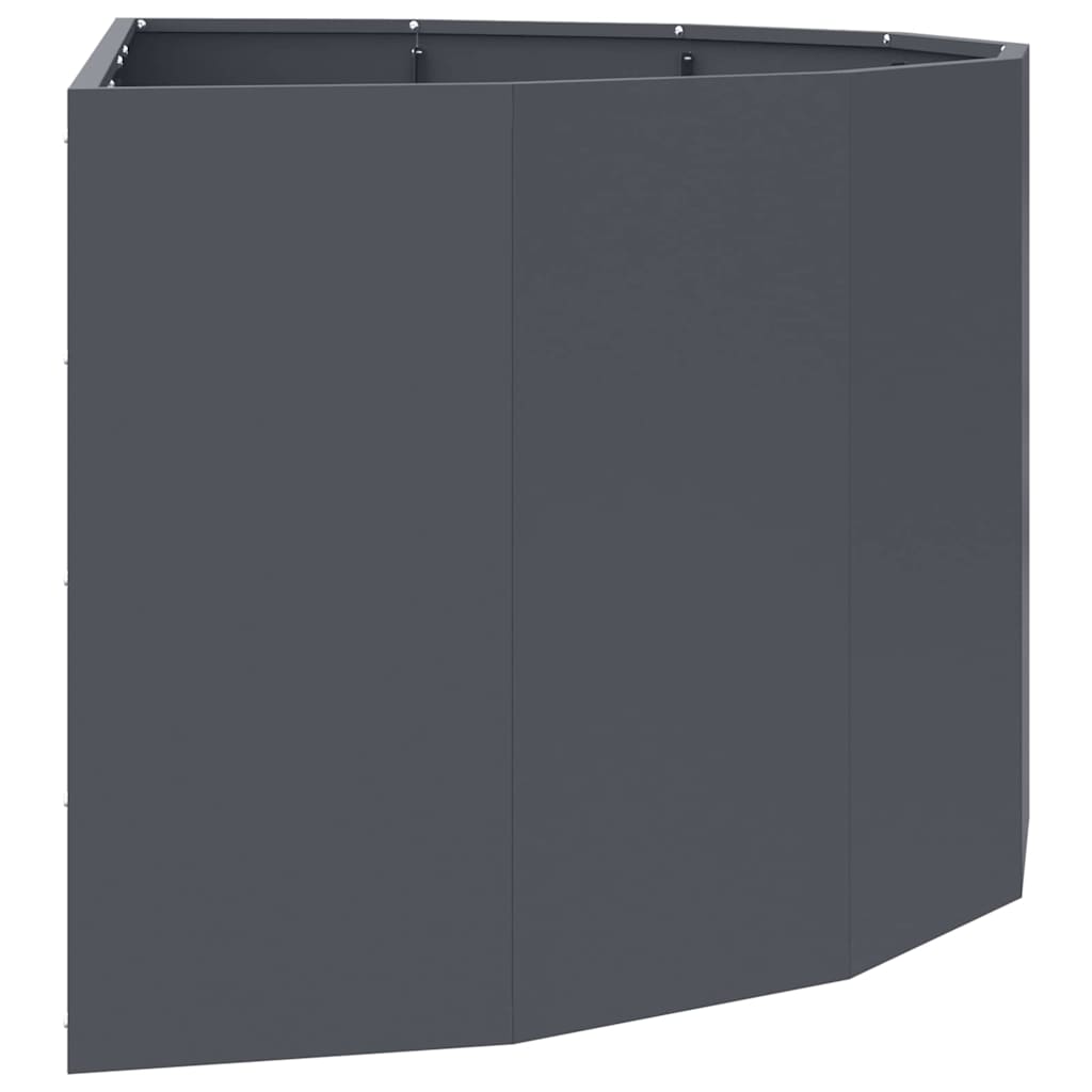 vidaXL Planter Anthracite 120 x 60 x 50 cm Steel