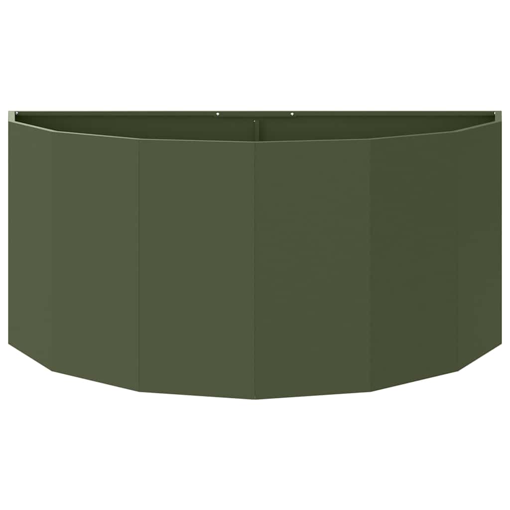 vidaXL Planter Olive Green 120 x 60 x 50 cm Steel