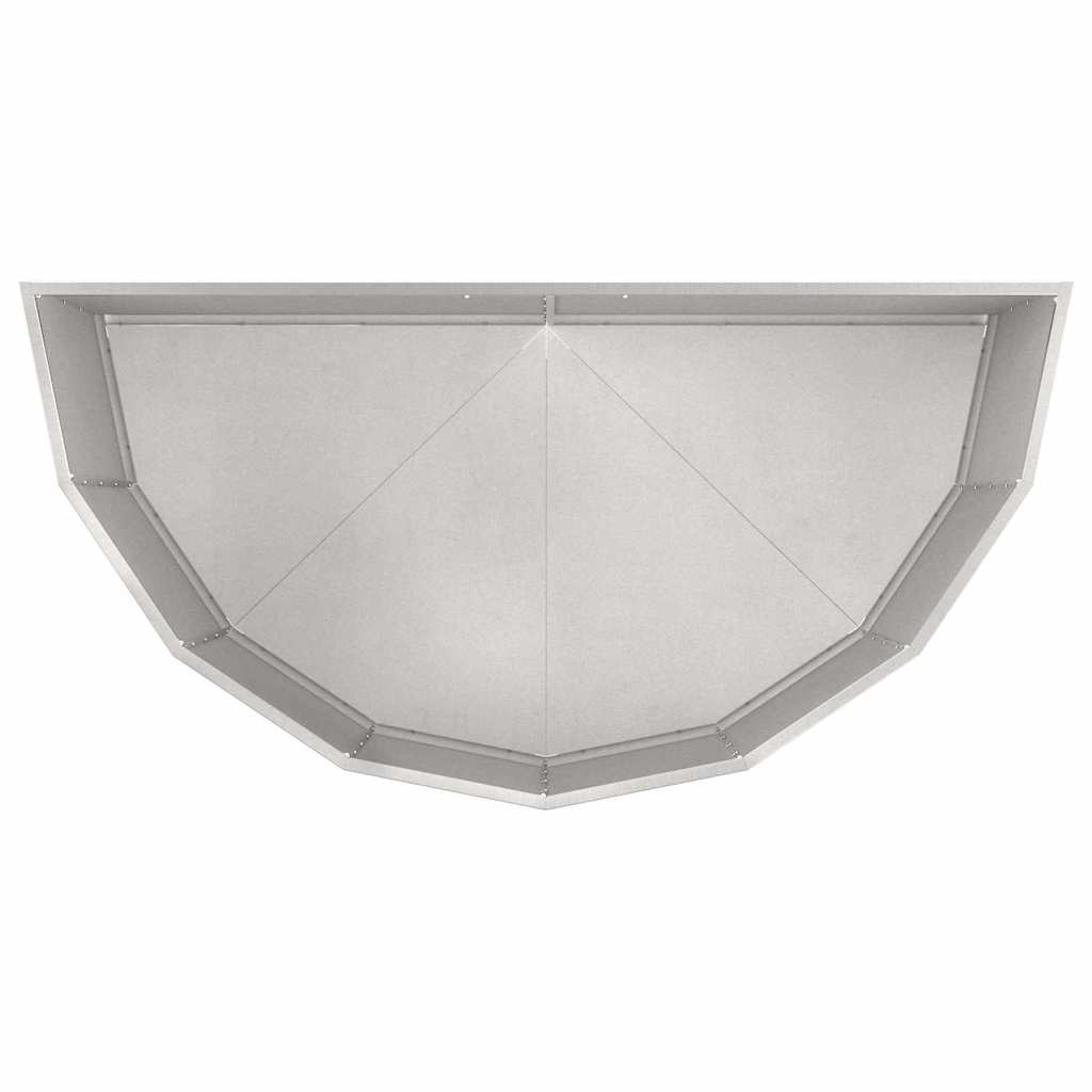 vidaXL Planter Silver 120 x 60 x 50 cm Stainless Steel