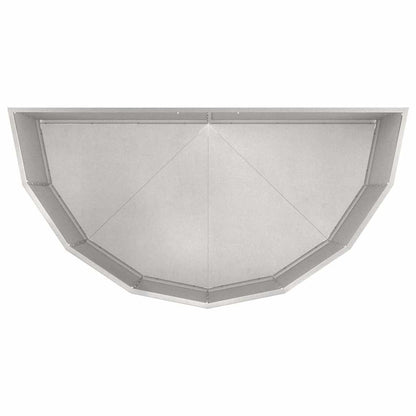 vidaXL Planter Silver 120 x 60 x 50 cm Stainless Steel