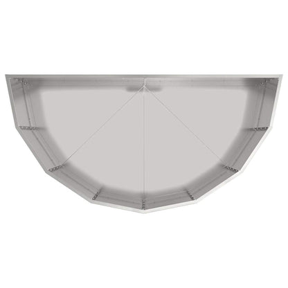 vidaXL Planter Silver 120 x 60 x 50 cm Galvanised Steel