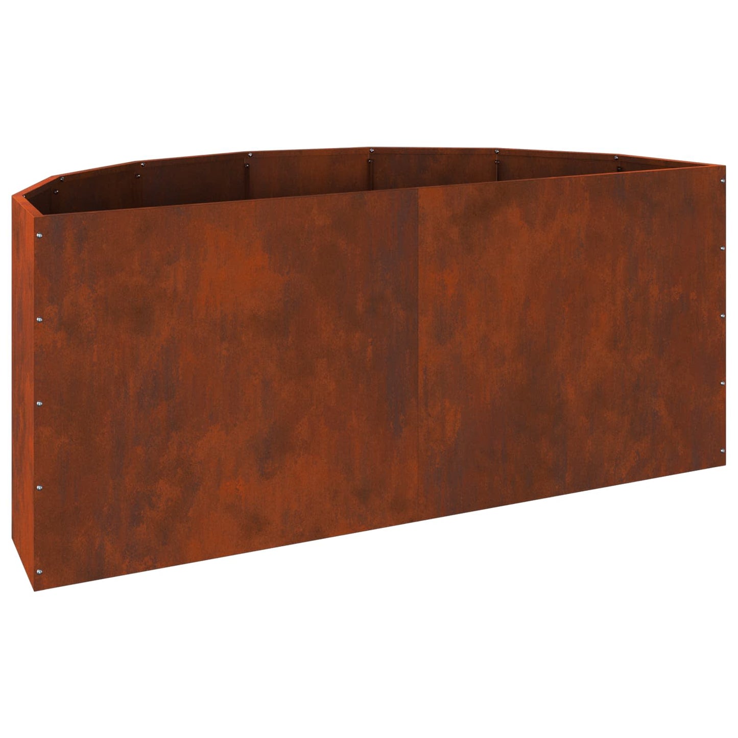 vidaXL Planter Rusty 120 x 60 x 50 cm Weathering Steel