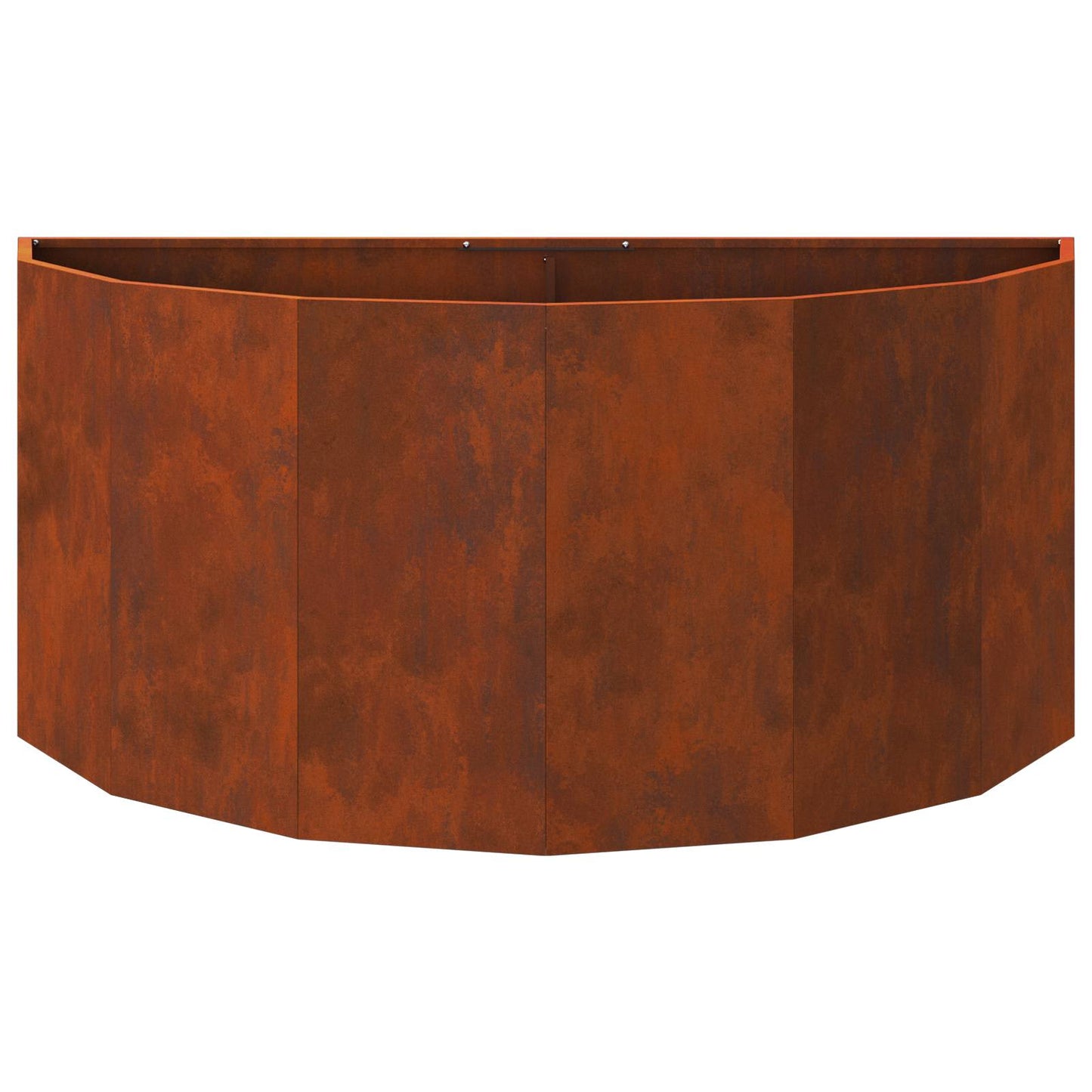 vidaXL Planter Rusty 120 x 60 x 50 cm Weathering Steel