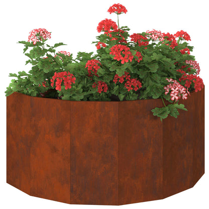 vidaXL Planter Rusty 120 x 60 x 50 cm Weathering Steel