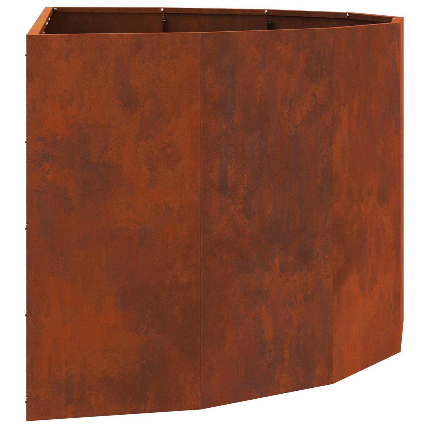 vidaXL Planter Rusty 120 x 60 x 50 cm Weathering Steel