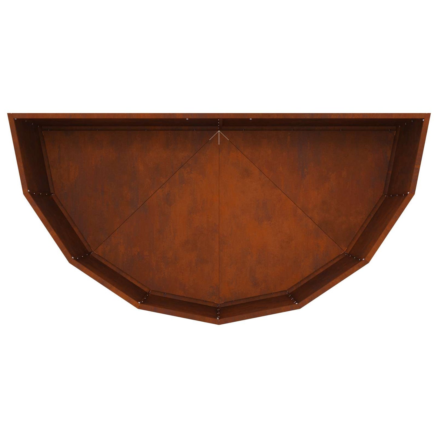vidaXL Planter Rusty 120 x 60 x 50 cm Weathering Steel