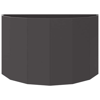 vidaXL Planter Black 90 x 45 x 50 cm Steel