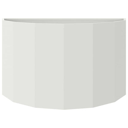 vidaXL Planter White 90 x 45 x 50 cm Steel
