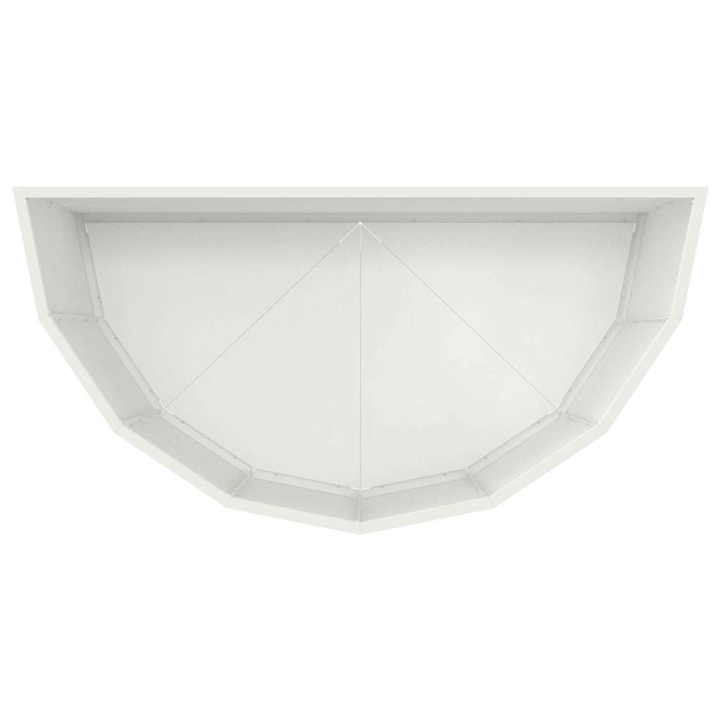 vidaXL Planter White 90 x 45 x 50 cm Steel