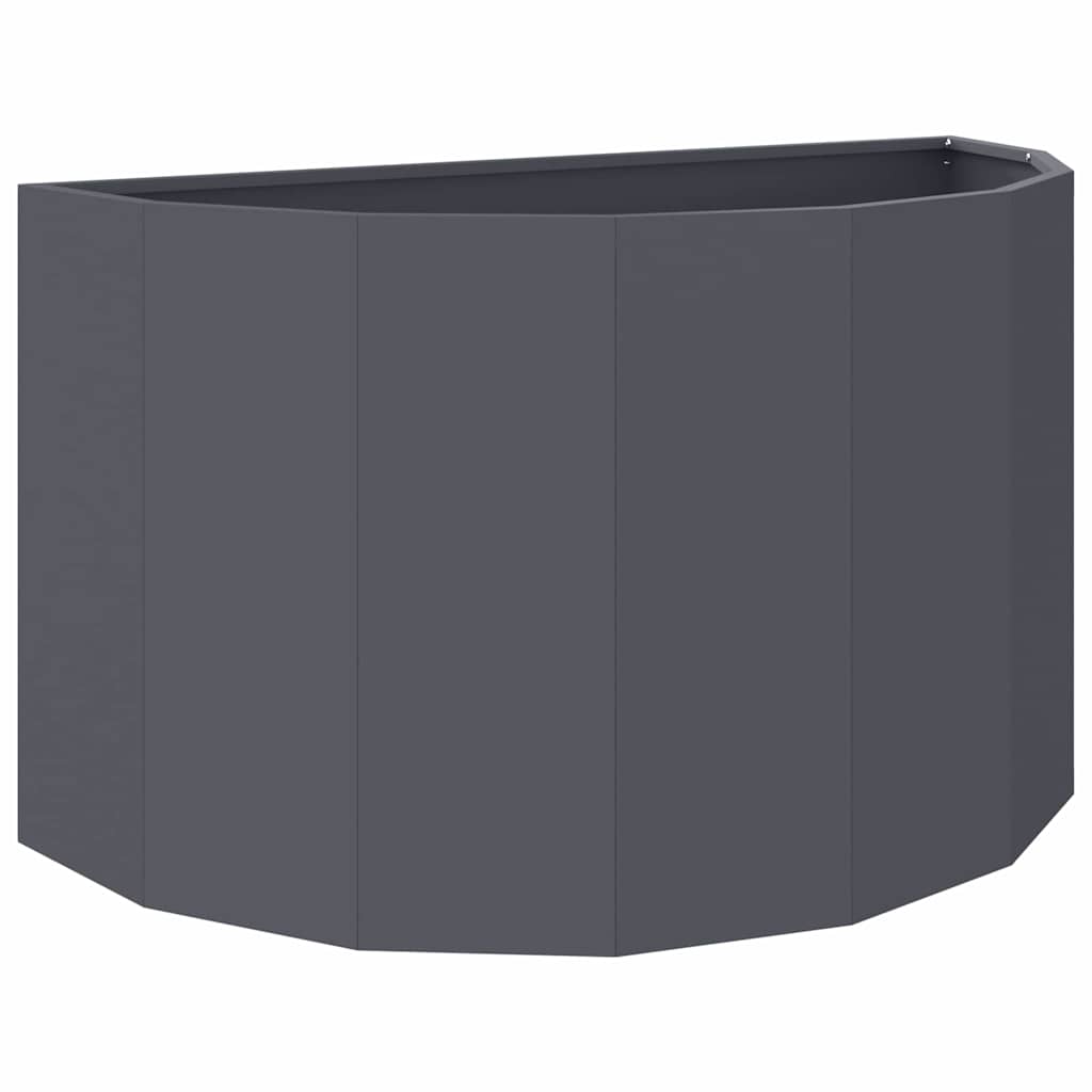 vidaXL Planter Anthracite 90 x 45 x 50 cm Steel