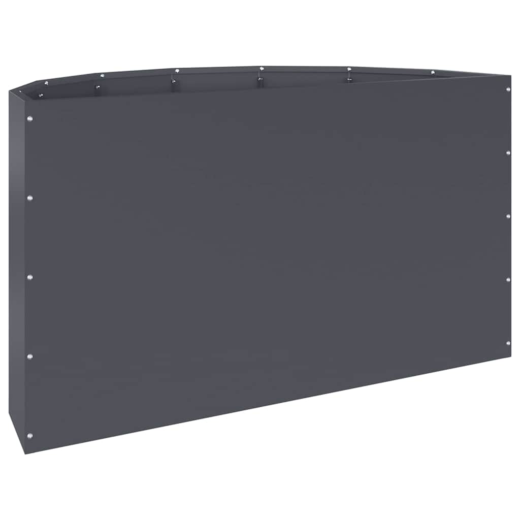 vidaXL Planter Anthracite 90 x 45 x 50 cm Steel